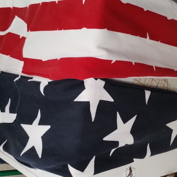 Skyline Wear Size: Adult XL American Flag Print Hooded Jumpsuit. - Picture 5 of 12